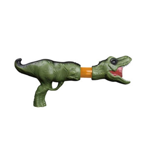 Set Arma de jucarie Model Atacul Dinozaurilor, arunca cu bile, tinta si 10 bile incluse, Verde - Img 3