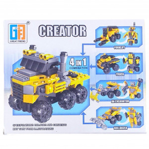 Set Constructie Creator, 2 in 1, Multicolor, 43 piese - Img 5