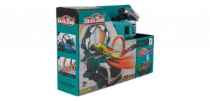 Set masinute Pista cu bucla cu rotatie 360grade, masinuta isi schimba culoarea la apa rece-calda - Img 7