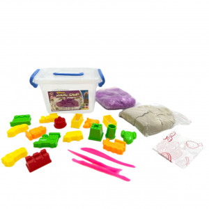 Set Nisip kinetic magic modelator, 1kg cu forme si accesorii - Img 15