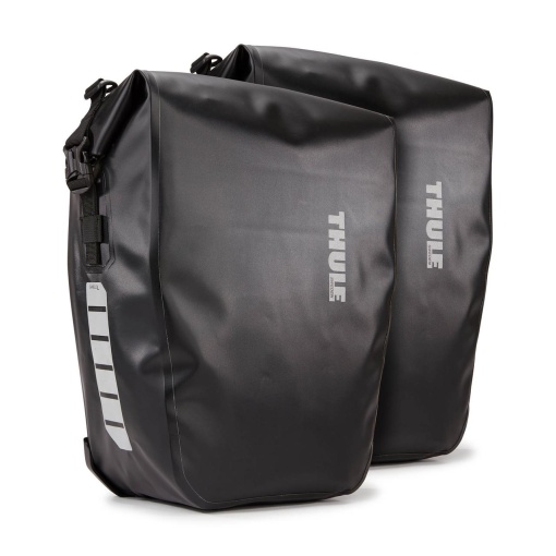 Set de 2 Genti pentru bicicleta, Thule, Shield Pannier, 25L, Negru