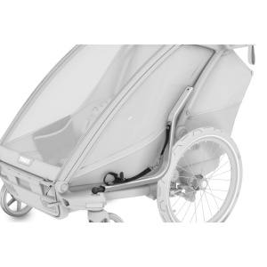 Carucior multisport double Thule Chariot Cab, Dark Gray - Img 6