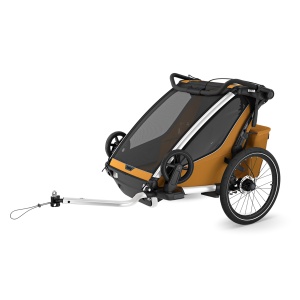 Carucior multisport double Thule Chariot Sport 2, Natural Gold - Img 1