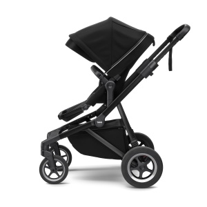 Carucior Thule SLEEK Cadru Negru si Copertina Neagra - Img 2