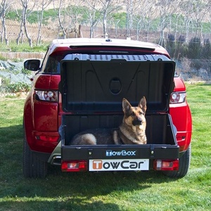 Cutie portbagaj pe carligul de remorcare Towbox V1 DOG Negru + Dispozitiv de reglare a ventilatiei TBA0004 - Img 4
