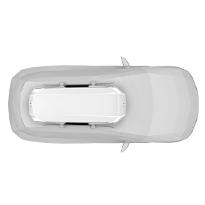 Cutie portbagaj Thule Motion 3 XL, White Glossy - Img 3