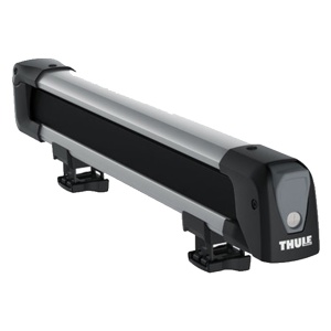 Suport 2 perechi schiuri Thule SnowPack 7322 cu prindere pe bare transversale aluminiu cu profil T - Img 1