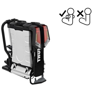 Suport biciclete Thule EasyFold XTF 2 cu prindere pe carligul de remorcare (13 pini) - pentru 2 biciclete - Img 2