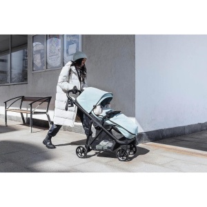 Thule Footmuff - Sac de dormit pentru copil, Grey Melange - Img 5
