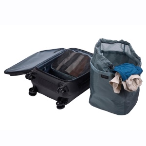 Saculet de rufe pliabil - Thule packable laundry bag, Pond Gray - Img 6