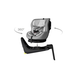 Scaun auto Thule Elm, 0 - 18 kg, Light Gray - Img 4
