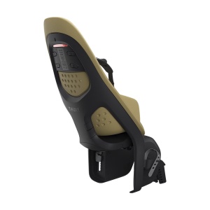 Scaun pentru copii, cu montare pe bicicleta in spate - Thule Yepp 2 Maxi Frame mounted, Fennel Tan - Img 2