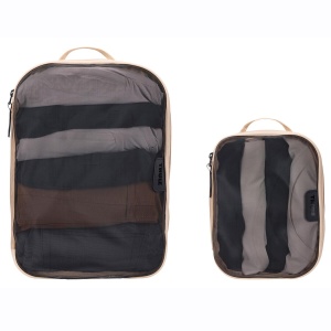 Set saculeti de depozitare Thule Packing Cube mediu + mic, Gentle Beige - Img 7