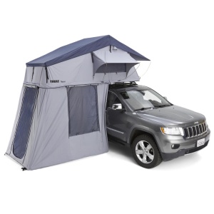 Cort auto cu prindere pe plafon, Thule, Autana, 4 persoane, cu anexa inclusa, Haze Gray - Img 3