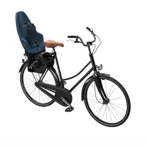Scaun pentru copii, cu montare pe bicicleta in spate - Thule Yepp 2 Maxi Rack mounted, Majolica Blue - Img 2