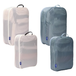 Set saculeti de depozitare Thule Family Packing Cube 2 mari + 2 medii, alb/albastru - Img 2