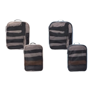 Set saculeti de depozitare Thule Family Packing Cube 2 mari + 2 medii, alb/albastru - Img 12