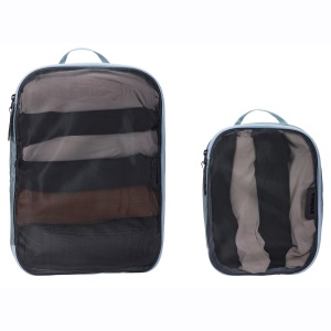 Set saculeti de depozitare Thule Packing Cube mediu + mic, Pond Grey - Img 5