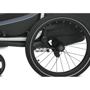 Carucior multisport double Thule Chariot Cab, Dark Gray - Img 4