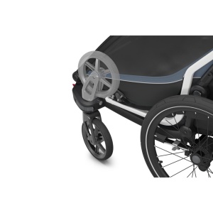 Carucior multisport double Thule Chariot Cab, Dark Gray - Img 12