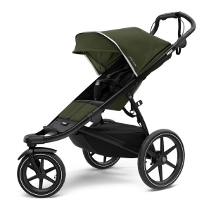 Carucior Thule Urban Glide 2 Single Black/Cypress Green (model 2020)