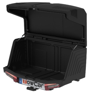 Cutie portbagaj pe carligul de remorcare Towbox V3 Urban Negru - Img 2