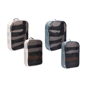 Set saculeti de depozitare Thule Family Packing Cube 2 mari + 2 medii, alb/albastru - Img 4