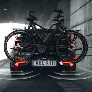 Suport pentru 2 biciclete cu senzori de parcare, Thule Epos ParkSecure 9802100 cu prindere pe carligul de remorcare (13 pini) - Img 3