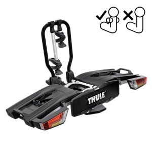 Suport pentru 2 biciclete, Thule EasyFold XTF 2, cu prindere pe carligul de remorcare (13 pini)