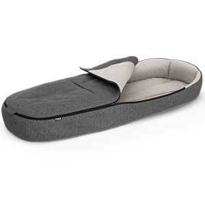 Thule Footmuff - Sac de dormit pentru copil, Grey Melange - Img 1