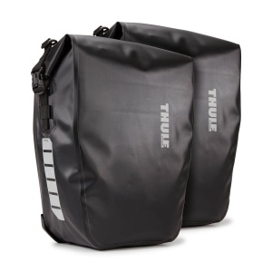 Set de 2 Genti pentru bicicleta, Thule, Shield Pannier, 25L, Negru - Img 1