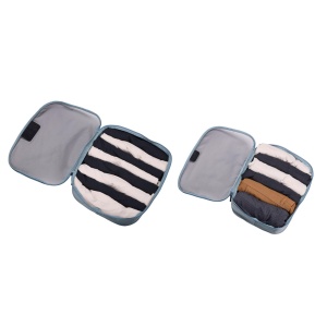 Set saculeti de depozitare Thule Family Packing Cube 2 mari + 2 medii, alb/albastru - Img 11