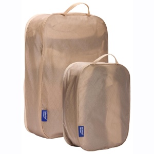 Set saculeti de depozitare Thule Packing Cube mediu + mic, Gentle Beige - Img 2