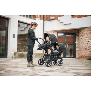 Thule Sibling Seat - Scaun al doilea copil pentru Carucior Thule Sleek 2, Tinted Taupe - Img 2