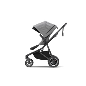 Carucior Thule SLEEK Cadru Negru si Copertina Gray Melange - Img 3