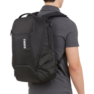 Rucsac urban cu compartiment laptop, Thule, Accent, 26L, Black - Img 4