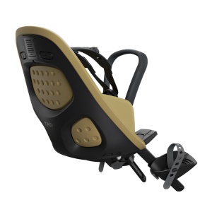 Scaun pentru copii, cu montare pe bicicleta in fata - Thule Yepp 2 Mini Front mounted, Fennel Tan - Img 2