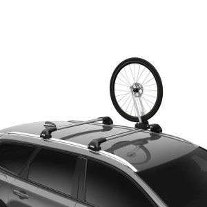 Suport pentru prinderea rotii pe barele transversale Thule Front Wheel Holder 547001 - Img 2