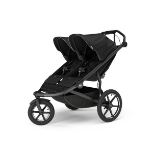 Carucior Thule Urban Glide 3 Double cu catarama hamului magnetica, Black