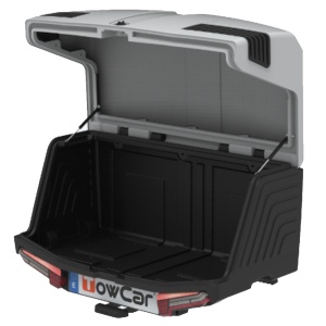 Cutie portbagaj pe carligul de remorcare Towbox V3 Arctic Alb - Img 2