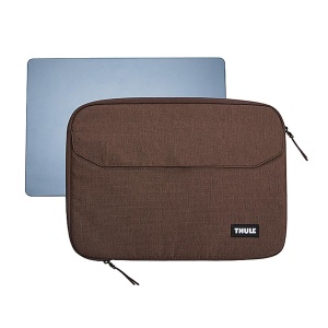 Husa laptop Thule Lithos Sleeve MacBook Air 15", Nuanced Brown - Img 10