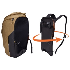 Rucsac urban hibrid pentru bicicleta, cu compartiment laptop, Thule, Paramount, 26L, Tan Beige - Img 4