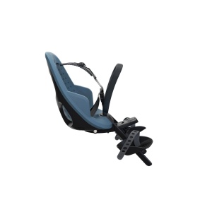 Scaun pentru copii, cu montare pe bicicleta in fata - Thule Yepp 2 Mini Front mounted, Aegean Blue - Img 2