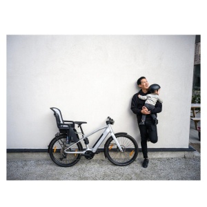 Scaun pentru copii, cu montare pe bicicleta in spate - Thule RideAlong2 Zen lime green - Img 5