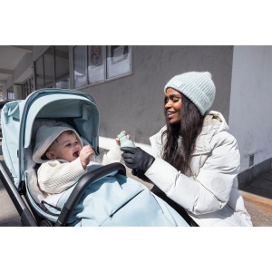 Thule Footmuff - Sac de dormit pentru copil, Grey Melange - Img 4