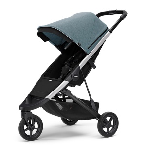 Cadru carucior Thule SPRING din aluminiu ARGINTIU - Img 1