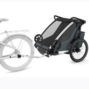 Carucior multisport double Thule Chariot Cross 2, Dark Slate - Img 2