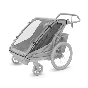Carucior multisport single Thule Chariot Cross 2, Faded Khaki - Img 2