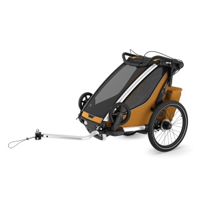 Carucior multisport single Thule Chariot Sport 2, Natural Gold - Img 1