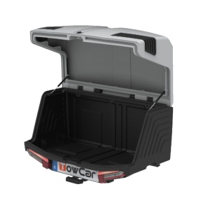 Cutie portbagaj pe carligul de remorcare Towbox V3 Arctic Alb - Img 2